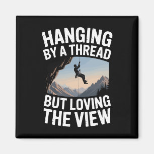 Mountain Bouldering Funny Rock Climbing  Magnet