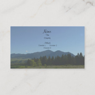 Mountain Business Cards