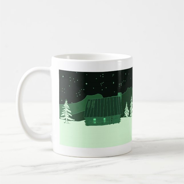Mountain Cabin mug (Left)