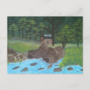 Mountain Cabin Postcard