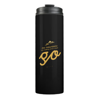 Mountain call thermal tumbler