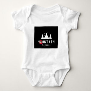 mountain camping baby bodysuit