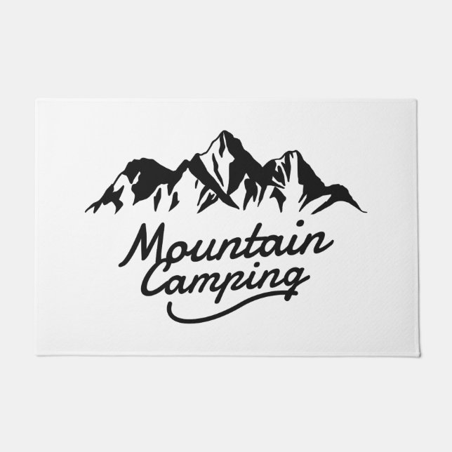Mountain Camping Doormat (Front)