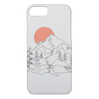 Mountain Camping iPhone Case