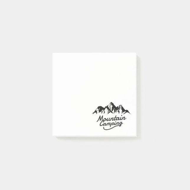 Mountain Camping Post-it Notes (Front)