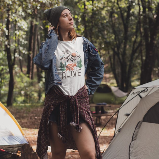 Mountain Camping T-Shirt (Creator Uploaded)