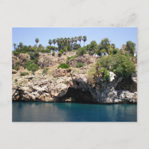 Mountain cliffs with Mediterranean sea Postcard