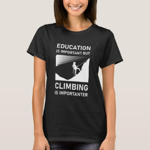 Mountain Climber Design for a Rock Climbing T-Shirt