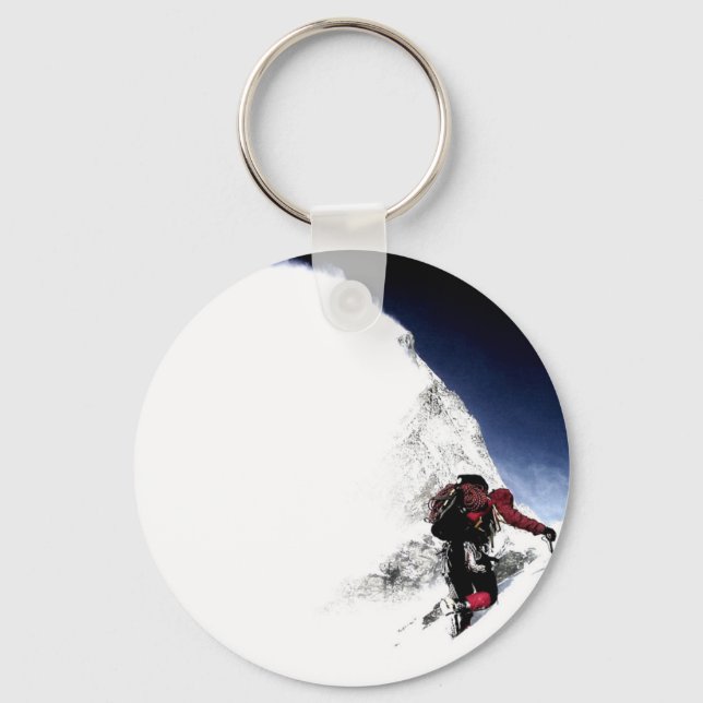 Mountain Climber Extreme Sports Keychain (Front)