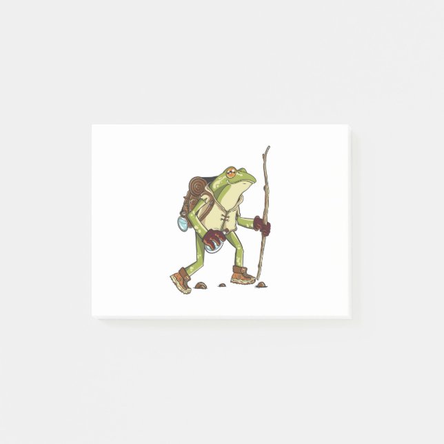 Mountain Climber Frog Post-it Notes (Front)