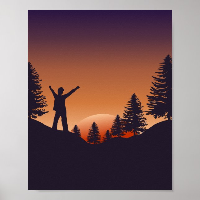 mountain climber poster (Front)