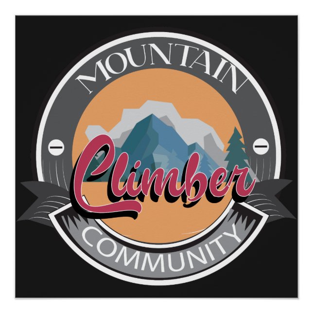 Mountain Climber Sign (Front)