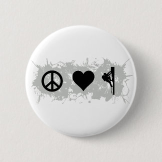 Mountain climbing 2 inch round button