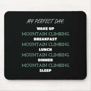 Mountain Climbing Adventure Outdoor Enthusiast Mouse Pad