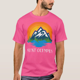 Mountain Climbing  Hiking Summit Gift Mount Olympu T-Shirt