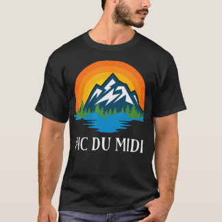 Mountain Climbing Hiking Summit Gift Pic Du Midi T-Shirt