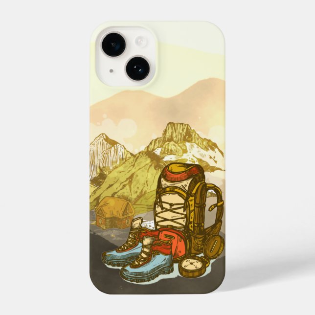    Mountain Climbing Hiking Walking Fitness Sport  iPhone Case (Back)