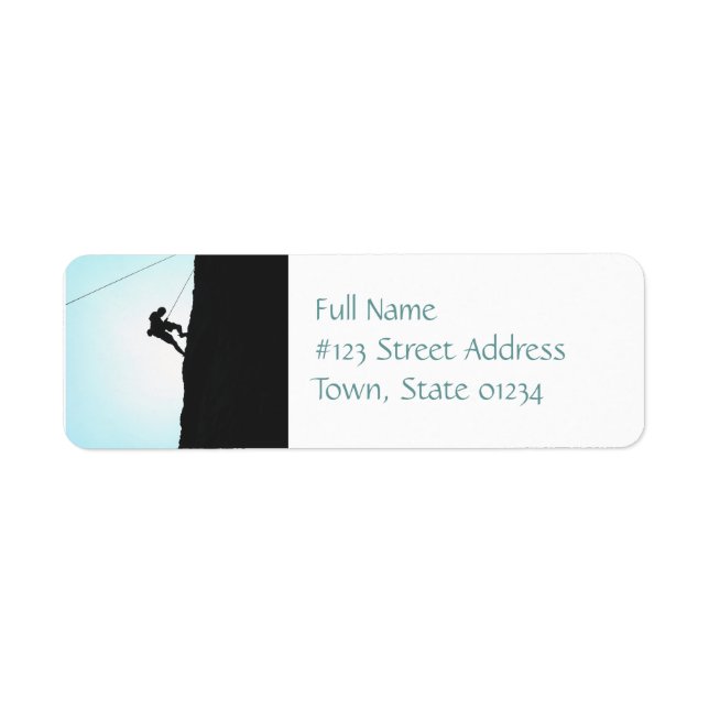 Mountain Climbing Mailing Labels (Front)