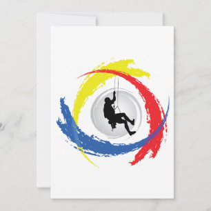 Mountain Climbing Tricolor Emblem