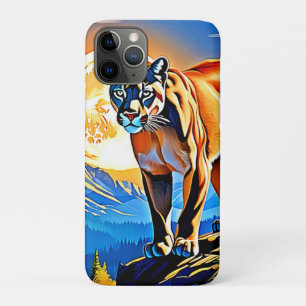 Mountain Cougar: Sunset Majesty iPhone 11 Pro Case