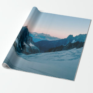 MOUNTAIN COVERED IN SNOW WRAPPING PAPER