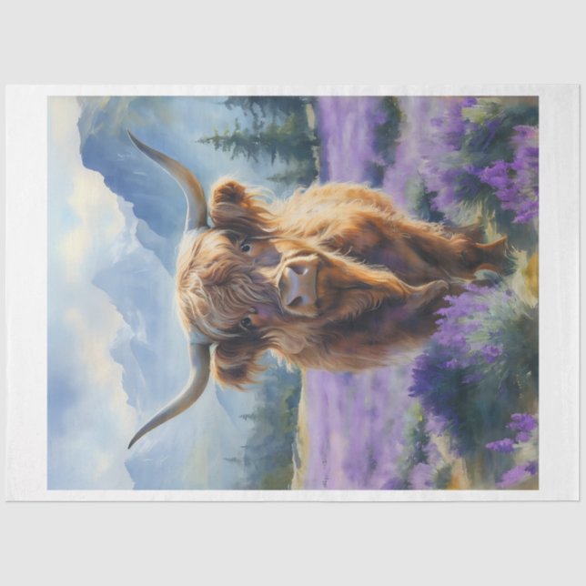 Mountain Cow Tissue Paper (Front)