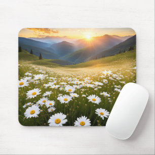 Mountain Daisy Field Mouse Pad