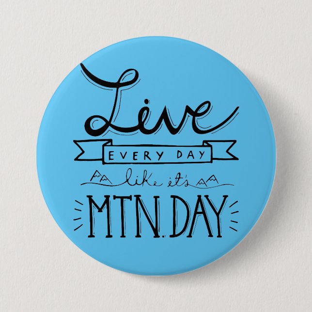 Mountain Day Button (Front)