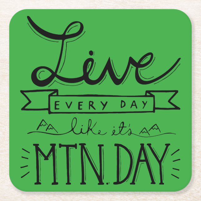 Mountain Day Coasters (Front)