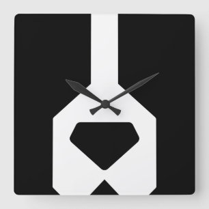 Mountain Dog Square Wall Clock