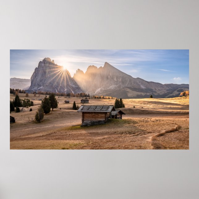 Mountain Dolomite Alps South Tyrol / Italy Poster (Front)