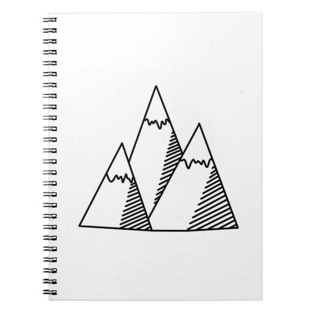 Mountain Doodle Notebook (Front)