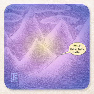 Mountain Dreams Paper Coaster