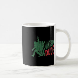 Mountain Dude Funny Bigfoot Hiking Design Coffee Mug
