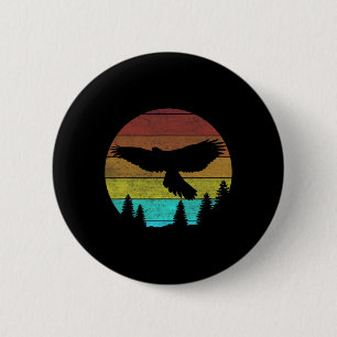 Mountain Eagle - Mountaineer And Mountain Lover - 2 Inch Round Button