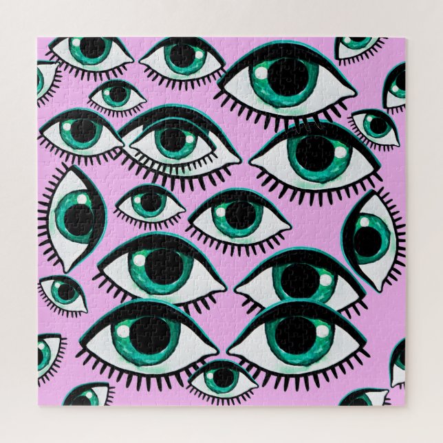 Mountain Eye Abstract Icon Jigsaw Puzzle (Vertical)