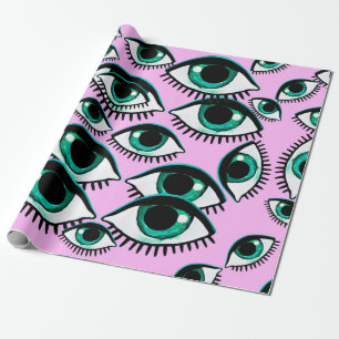 Mountain eye. Abstract icon.  Wrapping Paper