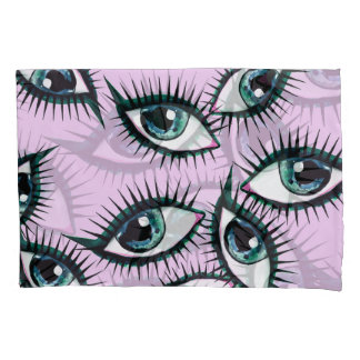 Mountain Eye Abstract Iconic Design Pillowcase