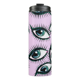 Mountain Eye Abstract Iconic Design Thermal Tumbler