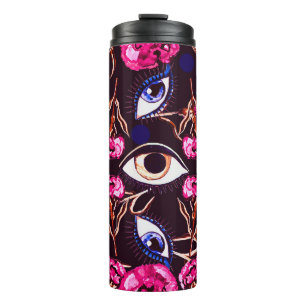 Mountain eye. Abstract pattern Thermal Tumbler