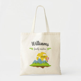 Mountain Family Vacation Souvenir Tote Bag