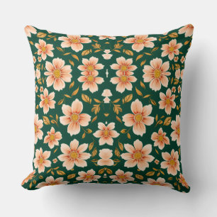 Mountain flowers2 throw pillow