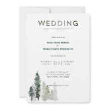 Mountain Forest Modern Wedding