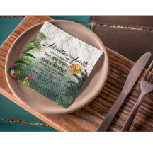 Mountain & Forest Sunset Birthday Invitation