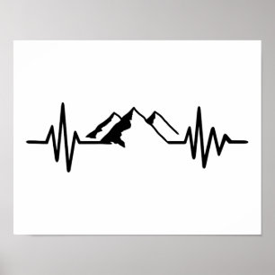 Mountain frequency poster