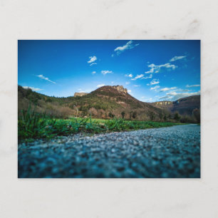mountain from the road postcard