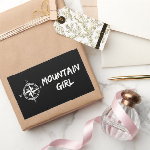 Mountain girl sticker