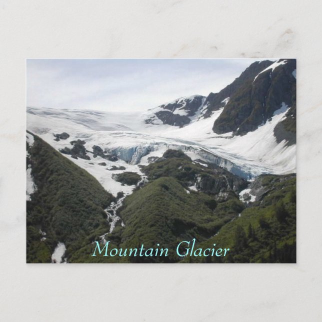 Mountain Glacier Postcard (Front)