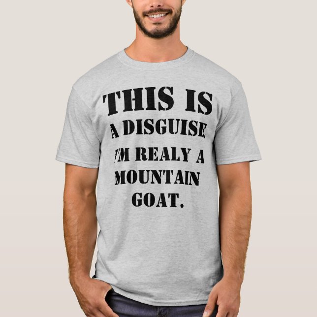 Mountain Goat Costume T-Shirt (Front)
