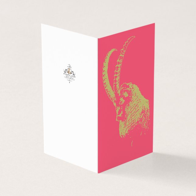 Mountain Goat - Greeting Card (Outside)
